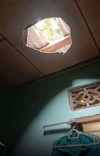 Momen ngakak, dapat rezeki ketiban durian runtuh yang sebenarnya.