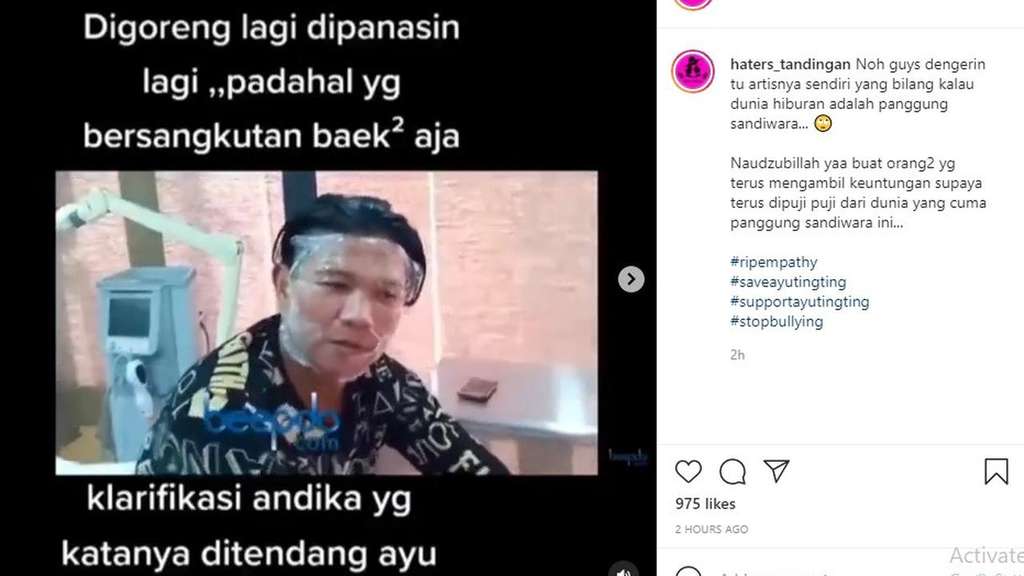 Klarifikasi Andika