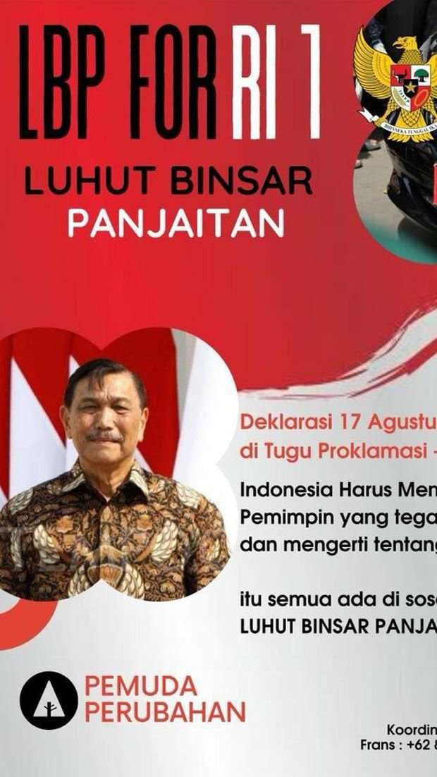 Selebaran Luhut for RI 1