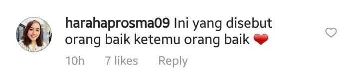 Salah Satu Komentar Warganet