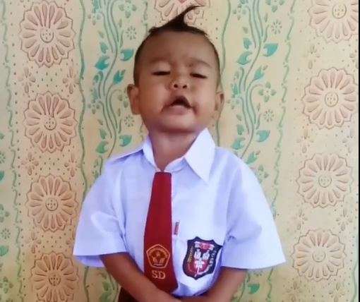 Balita hafalkan Pancasila