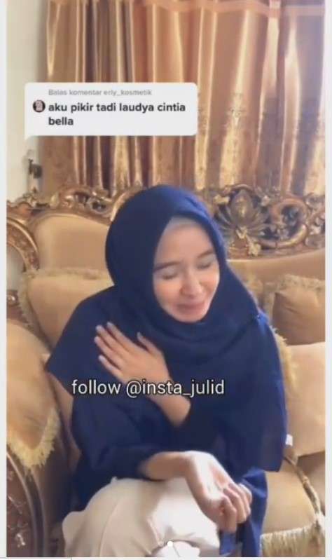 Wanita mirip Laudya Cynthia Bella