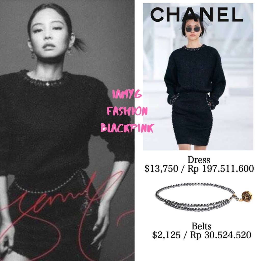 Outfit Chanel Jennie Blackpink