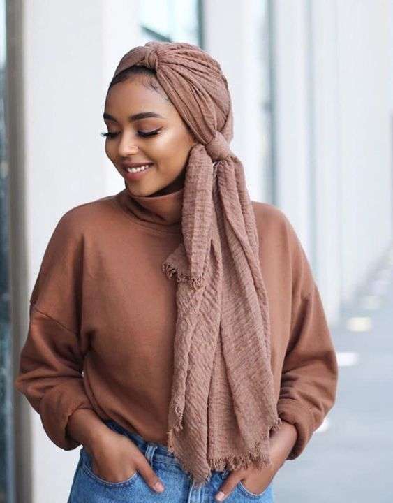 Pashmina crinkle