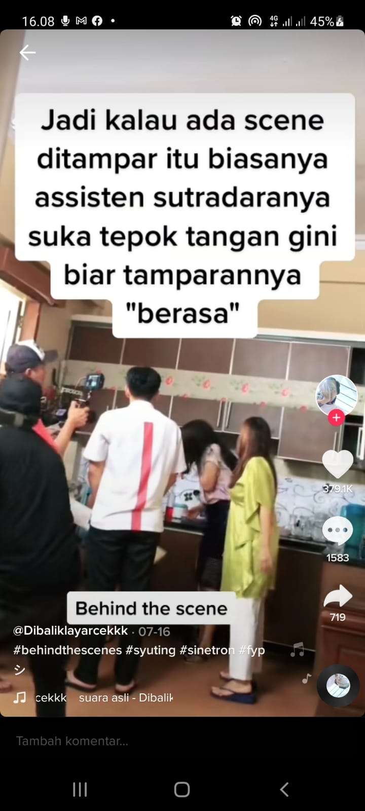 Suara adegan tamparan