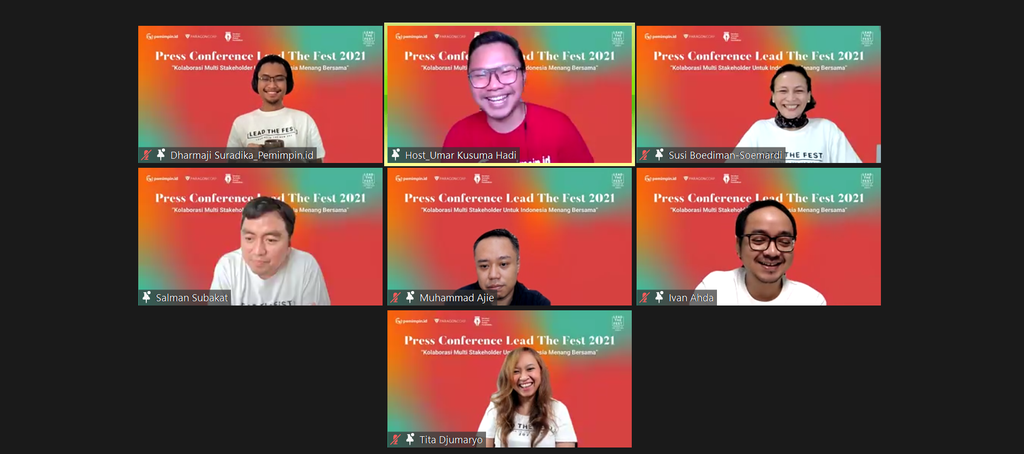 Konferensi pers Lead The Fest 2021