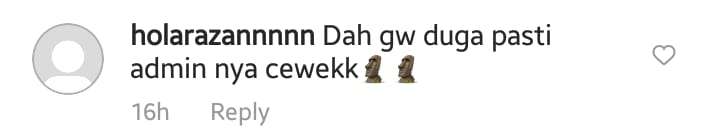 Salah Satu Komentar Netizen