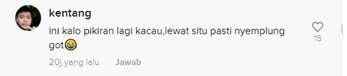 Salah Satu Komentar Warganet