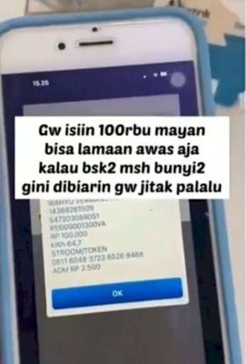 Isi token tetangga
