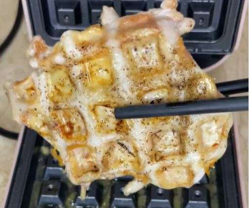 Waffle paha ayam