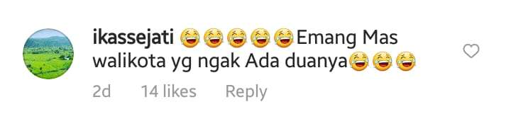 Salah Satu Komentar Warganet