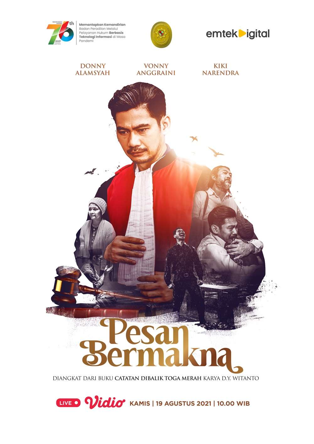 Tayang Bulan Ini, Donny Alamsyah Siap Aduk Emosi Penonton dalam ‘Pesan Bermakna’