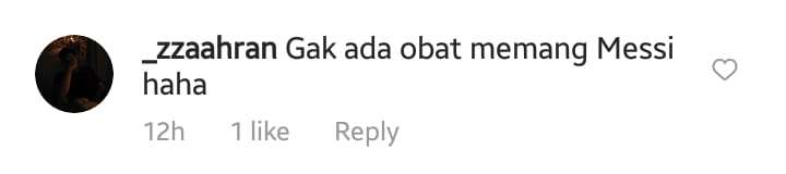 Salah Satu Komentar Warganet