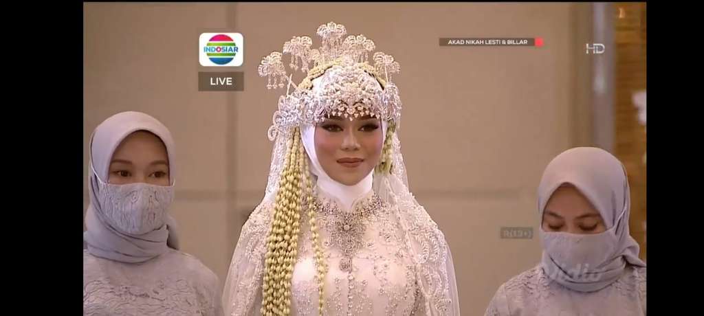 Penampilan Lesti Kejora Saat Akad Nikah