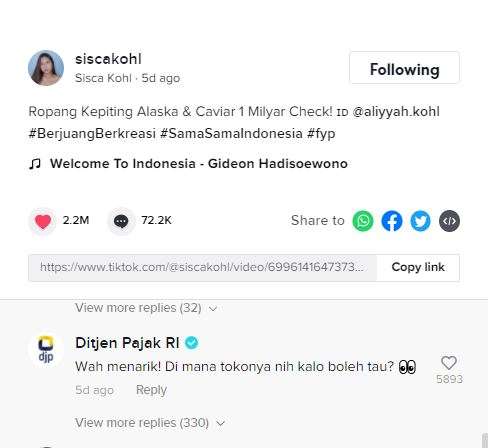 Komentar Ditjen Pajak Mengundang Tawa