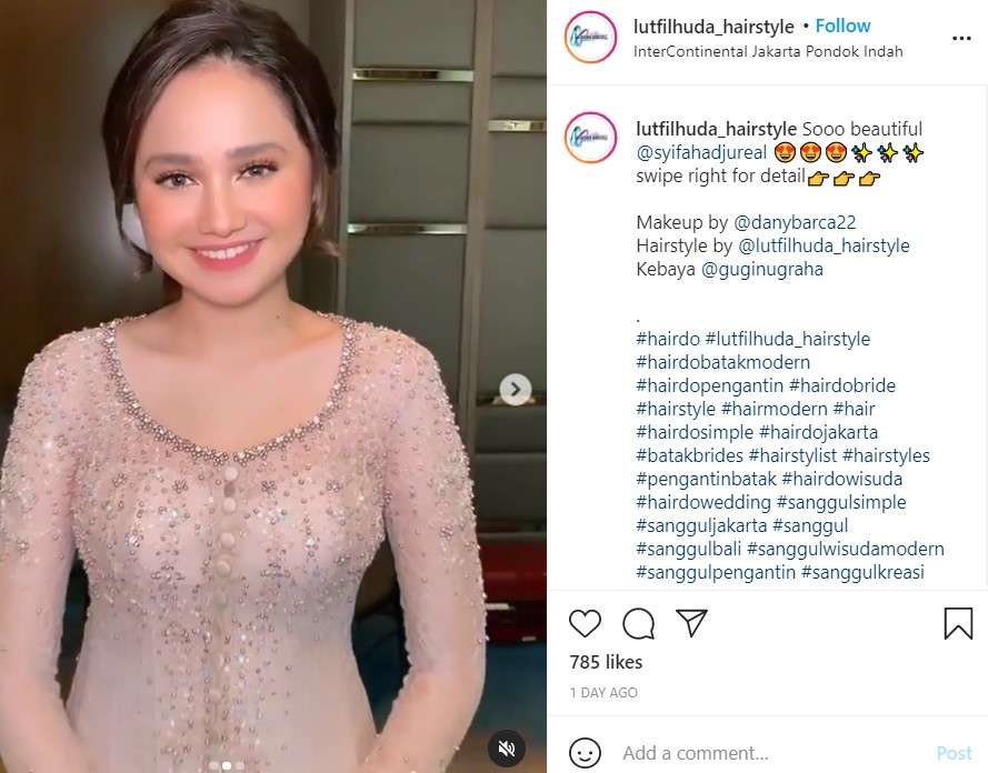 Penampilan Syifa Hadju