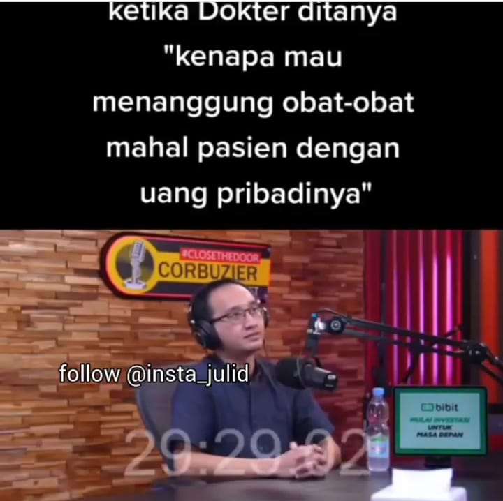 Membantu Pasien yang Tidak Mampu