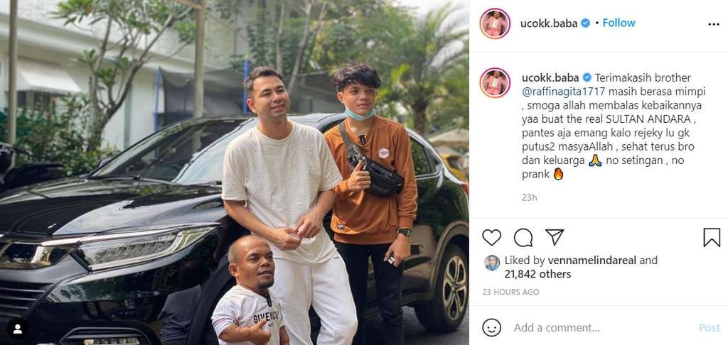 Ucok Baba bersama Raffi Ahmad