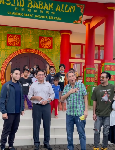 Kunjungan AHok dan Denny Sumargo