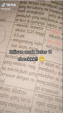 Tulisan Anak Kelas 11