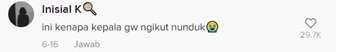 Salah Satu Komentar Warganet