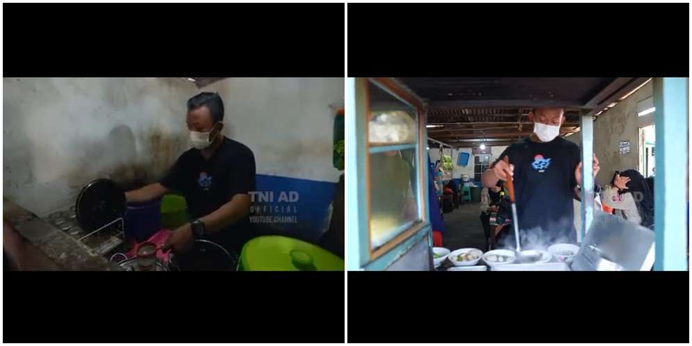 Membantu Orang Tua Berjualan Bakso