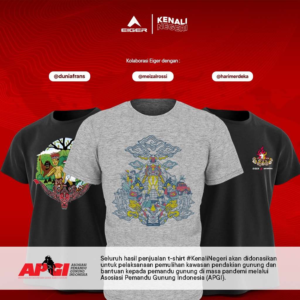 Kolaborasi EIGER dengan 3 Seniman Lokal