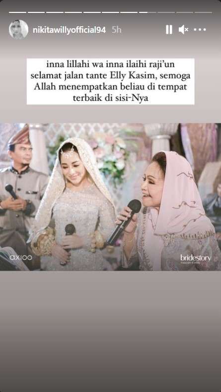 Nikita Willy berduka Nikita Willy berduka