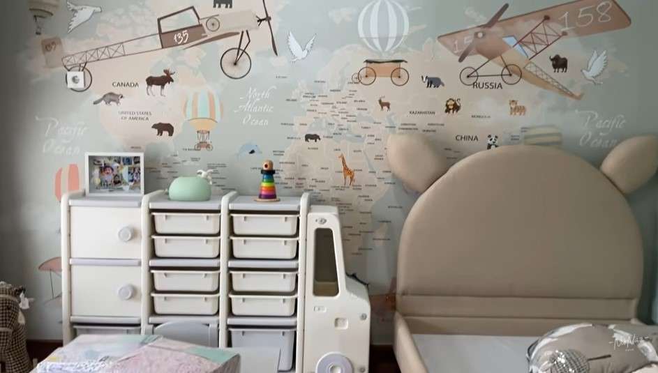 Kamar anak cowo Syahnaz dan Jeje