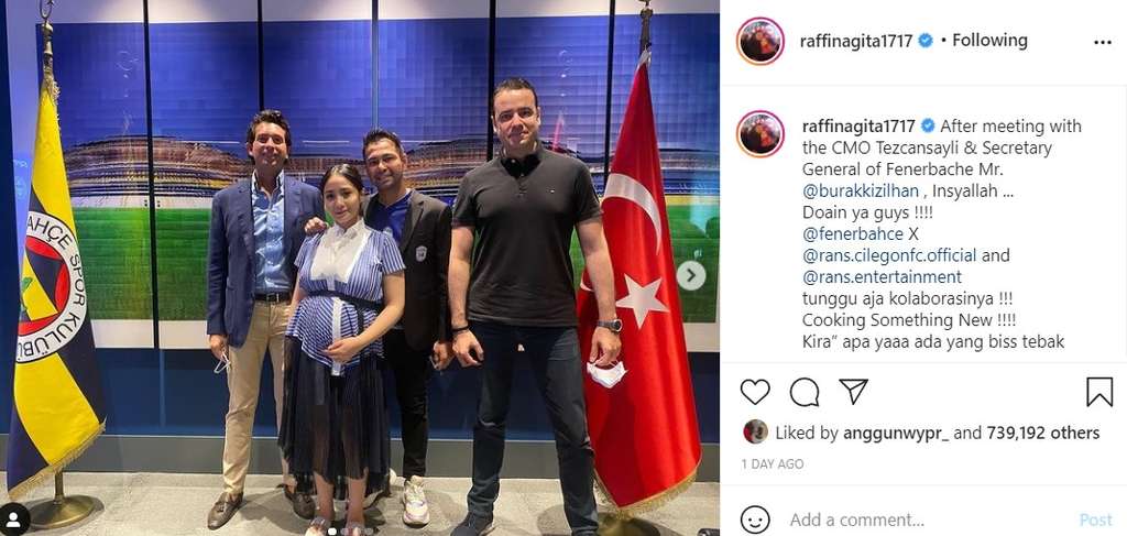 Nagita temani Raffi Ahmad ke Turki