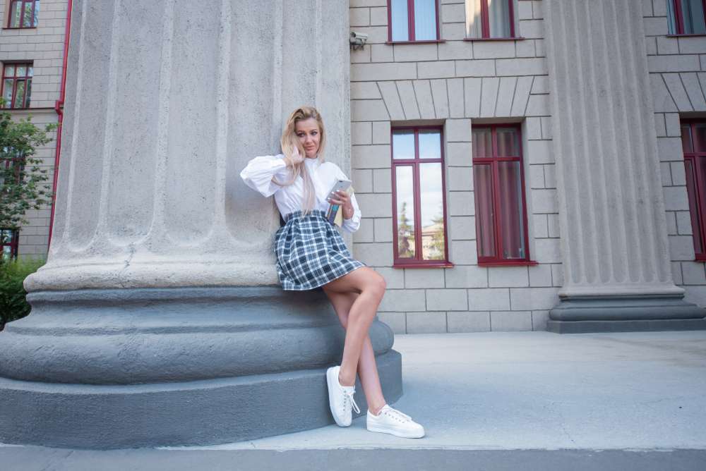 Outfit Motif Plaid