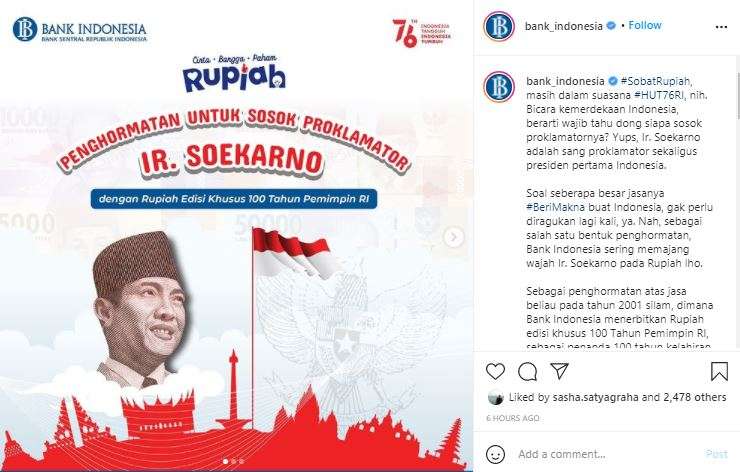 Ternyata, ada uang logam khusus edisi Soekarno.
