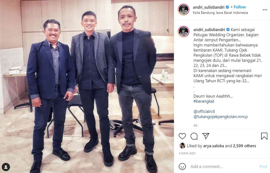 Unggahan Tisna Tukang Ojek Pengkolan Unggahan Tisna Tukang Ojek Pengkolan