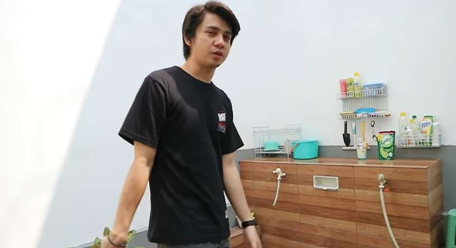 Dapur kotor rumah Arbani