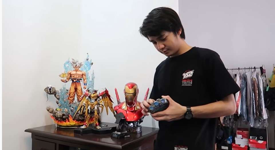 Koleksi mainan gundam favorit Arbani