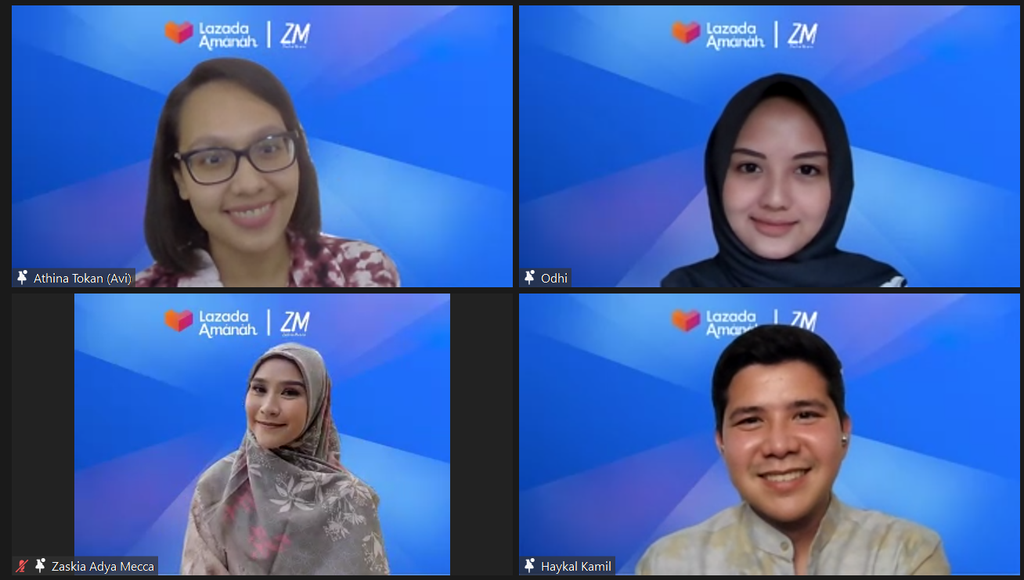 Konferensi pers Lazada