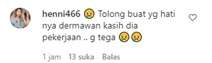 Salah Satu Komentar Warganet