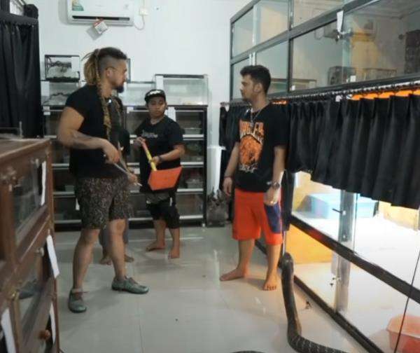 Garaga seolah mengerti 'bapaknya' lagi marah.