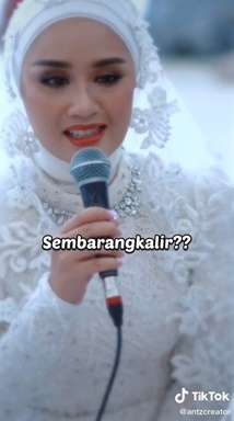 Jawaban dan Ekspresi Pengantin Wanita