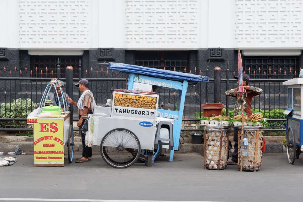 Ilustrasi pedagang