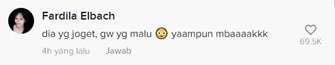 Salah Satu Komentar Warganet