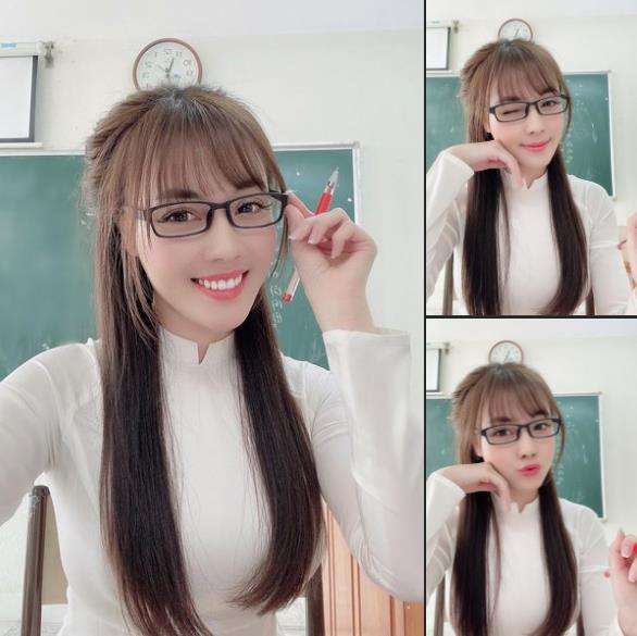 Dosen cantik dan seksi asal Vietnam.