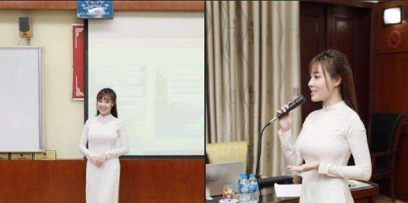 Dosen cantik dan seksi asal Vietnam.