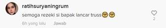 Salah Satu Komentar Warganet