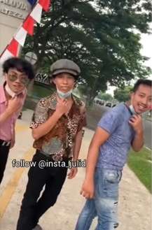 Tiga Pria Mirip Personil Warkop DKI