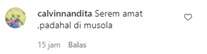 Salah Satu Komentar Warganet