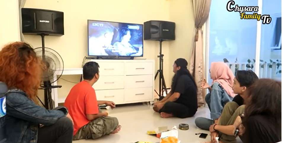 Ruang keluarga rumah Glenca