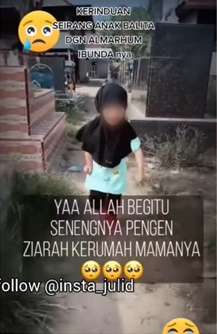 Balita di Makam Ibunya