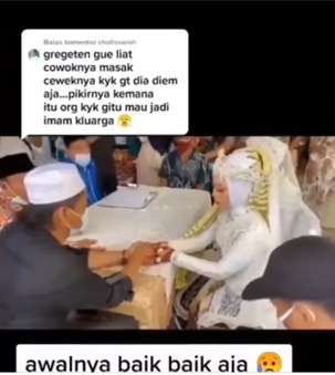 Pengantin Pria Hanya Diam Saja