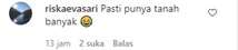Salah Satu Komentar Warganet
